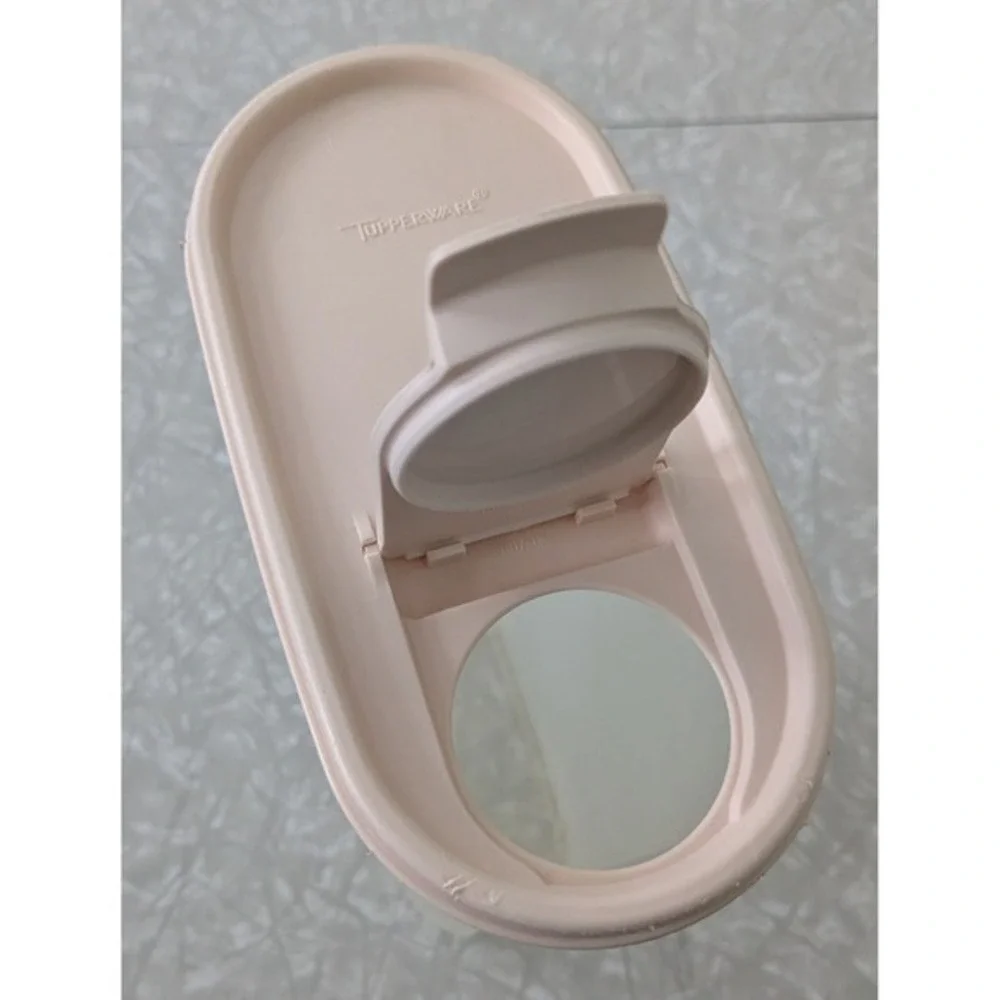 Vintage‎ Tupperware Modular Mate Storage Container Tall 2.9L 12.25c Opaque & Tan
